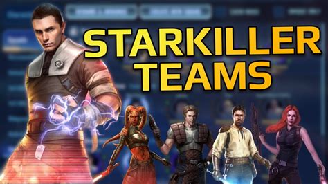 Best starkiller team swgoh - SK unique and Malgus lead are non-negotiable on GAC front. If your guild doesn't care about omicrons, they are fair game for you then. IMO Starkiller's Unique is necessary, the others are quite simply a luxury. The buff dispel is nice but there are few times that I have found where you really need it.